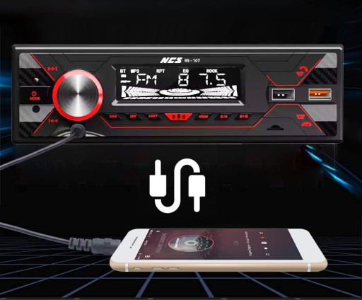 АВТОМОБИЛЬНОЕ РАДИО 1DIN USB SD BLUETOOTH МИКРОФОН