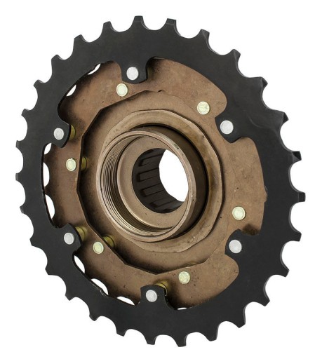 Shimano Tourney MF-TZ500, 7-скоростная коробка свободного хода 14-28 + ключ свободного хода