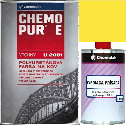 CHEMOPUR E ПОЛИУРЕТАНОВАЯ КРАСКА 1Л СВЕТЛО-ЖЕЛТАЯ