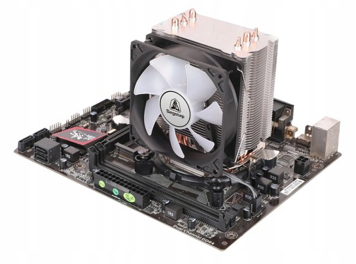 ОХЛАЖДЕНИЕ ДЛЯ ПРОЦЕССОРА RGB ЦП КУЛЕР AMD INTEL Segotep T3 с тепловыми трубками 125 Вт