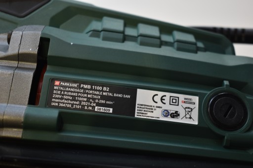 Ленточная пила по металлу Parkside PMB 1100 B2