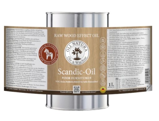 Масло OLI-NATURA SCANDIC с эффектом необработанного дерева 1л.