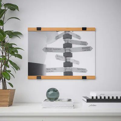 IKEA VISBACK Wieszak do plakatów Bambus 61 cm