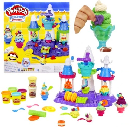 PLAY DOH DUŻY FABRYKA LODÓW ZAMEK LODZIARNIA XXL