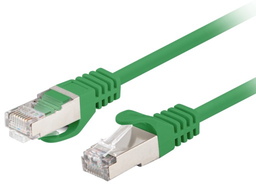 Кабель сети Интернет LAN ETHERNET Cat 6 FTP RJ45 2 м Витая пара Зеленый