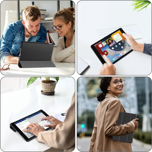 Чехол для iPad 10,2 дюйма (модель 2021/2020/2019, 9/8/7 поколения), ультратонкий