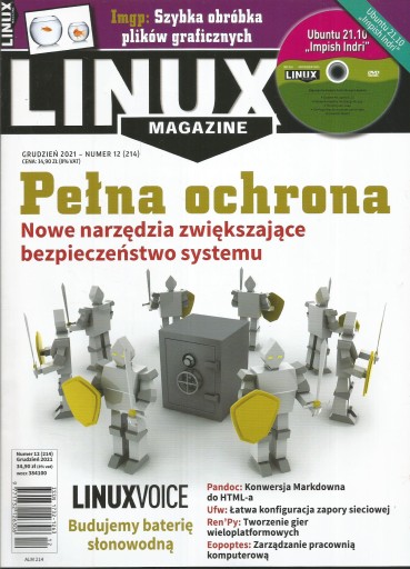12/2021 Журнал LINUX+DVD Ubuntu 21.10 'imprish