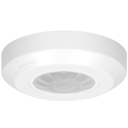 CZUJNIK RUCHU SUFITOWY NATYNKOWY PIR LED SUPER PŁASKI 2 CM CZUJKA MINI 360°