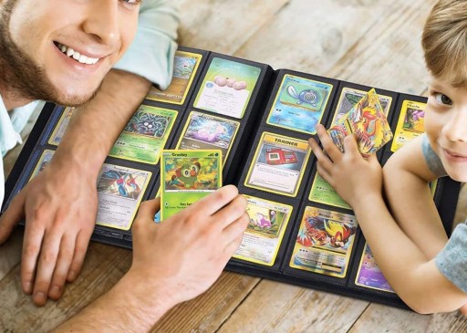 Альбом футбольных карточек Pokemon MTG TCG Klaser 9-Pocket Black 360 карточек
