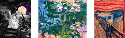 ЖИВОПИСЬ ПО ЦИФРАМ набор 40*80см U-PAINTER
