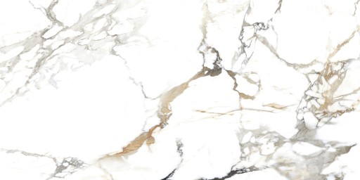 БЕЛЫЙ МРАМОР ЗОЛОТАЯ ПЛИТКА CARRARA 60x120 ГЛЯНЕЦ