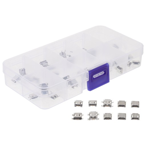 50 шт. USB-адаптер для пайки порта Micro USB