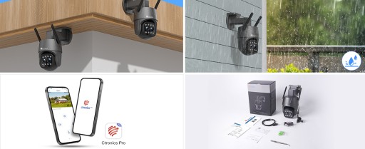 НАРУЖНАЯ IP-КАМЕРА С SIM-КАРТОЙ 3G 4G LTE GSM PTZ ДВОЙНОЙ ОБЪЕКТИВ 6×УВЕЛИЧЕНИЕ