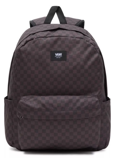 Plecak młodzieżowy do szkoły Vans Old Skool Check Backpack - black/charcoal