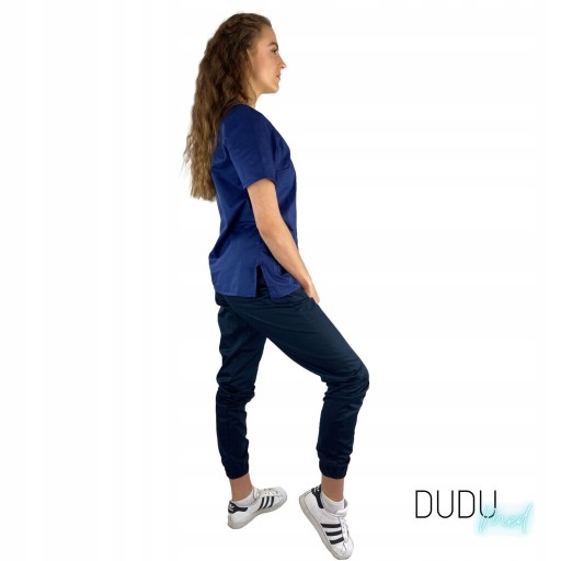 Брюки медицинские эластичные DuduMed Темно-Синие M
