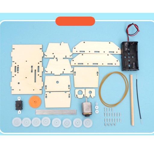 Dzieci montują elektryczne DIY