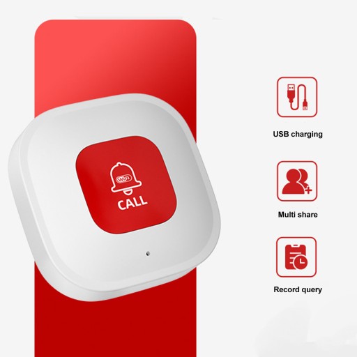 WIFI SMART КНОПКА SOS-ЗВОНКА ДЛЯ ПОЖИЛЫХ ПАЦИЕНТОВ ПОЖИЛЫХ ПАЦИЕНТОВ
