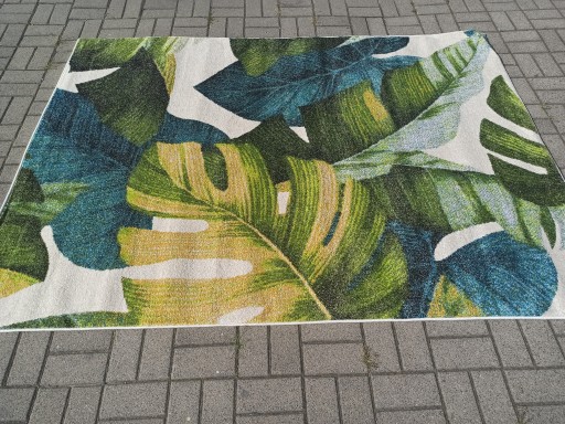 DYWAN MONSTERA JUNGLE 120X170 NOWOŚĆ 2021 PALMY 3D
