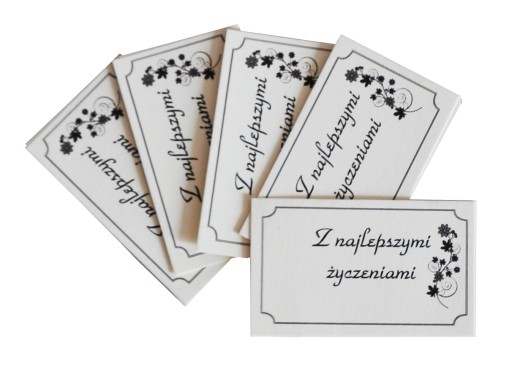 KOKARDA satynowa materiałowa opakowanie prezentu 12x12 cm - 10 szt.