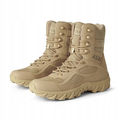 Высокие ботинки Military Tactical Boots 45 хаки