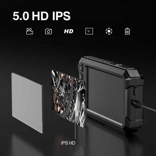 Камера для эндоскопического осмотра Inskam ALS5005 5 м 2 камеры водонепроницаемая IP67