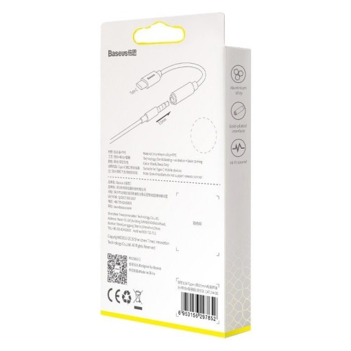 Аудиоадаптер Baseus L54 USB-C + мини-разъем 3,5 мм