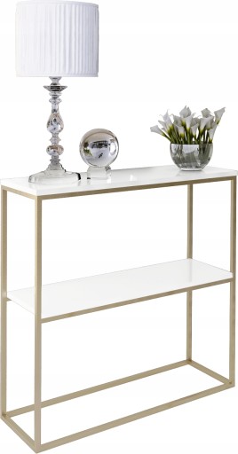 Хромированный консольный столик современный Glamour Shelf