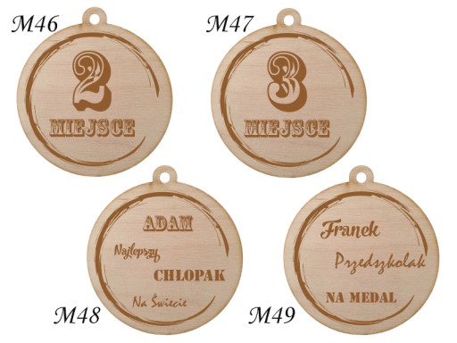 Medal prezent GRAWER imię urodziny 18 30 40 50 60