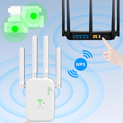 УСИЛИТЕЛЬ СИГНАЛА WiFi для сетей 5 ГГц МОЩНЫЙ, диапазон 1200 Мбит/с, доставка из Польши