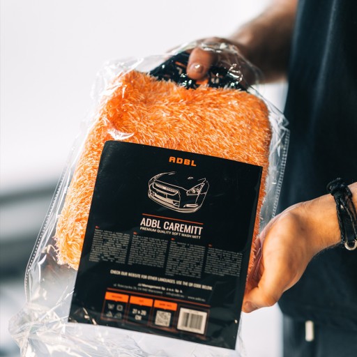 ADBL CareMitt rękawica z mikrofibry SNOWBALL szampon 1L do mycia samochodu