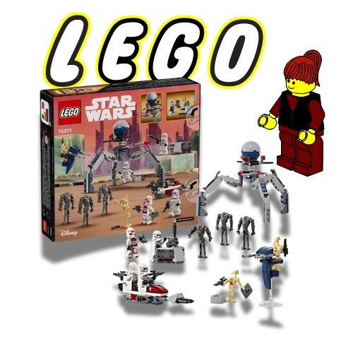 75372 LEGO Star Wars Боевой набор солдат-клонов и дроидов