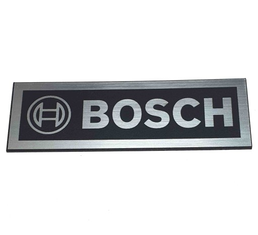 Наклейка-эмблема BOSCH серебро 40х13мм