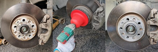 ШЛИФОВАЛЬНЫЙ ДИСК ДЛЯ ЧИСТКИ СТУПИЦЫ ТОРМОЗНЫХ ДИСКОВ ПРИВОДНАЯ ЩЕТКА 1/2