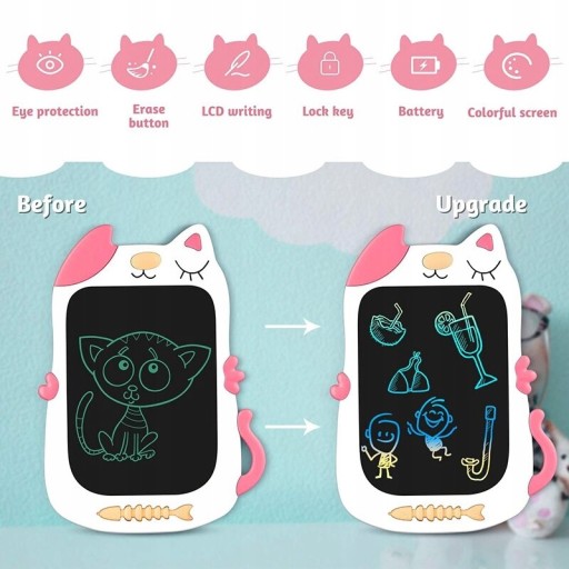 8.5in Colorful LCD Writing Tablet Graphic Drawing