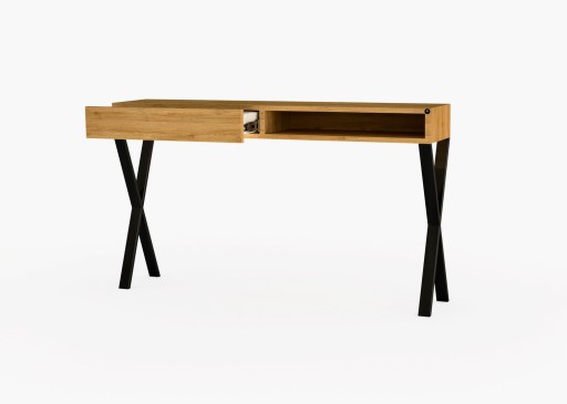 KONSOLA 100 cm DREWNO LITE DĄB OLCHA SKD-283