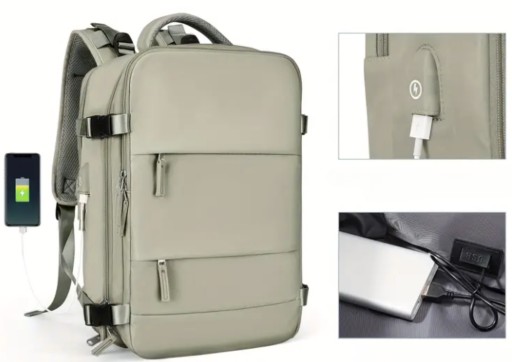 Рюкзак для ручной клади в самолет 45x30x20 USB