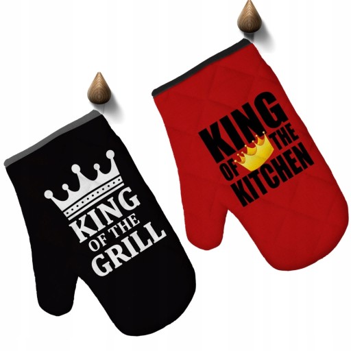 ФАРТУК KING OF THE GRILL + ПЕРЧАТКА ДЛЯ ГРИЛЯ