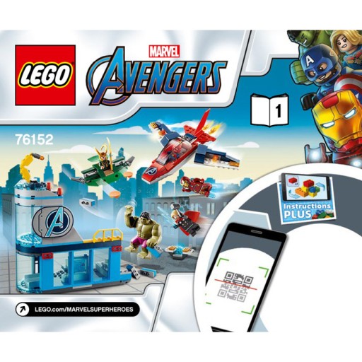 Инструкция LEGO - Мстители: Гнев Локи 76152