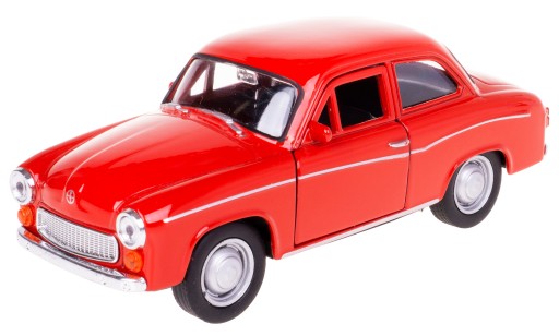 SYRENA 105 МЕТАЛЛ МОДЕЛЬ WELLY 1:34 РУСУЛКА КРАСНАЯ