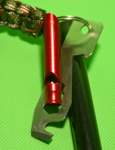 Поводок паракордовый Fire Starter xxl со свистком 12х1,7см