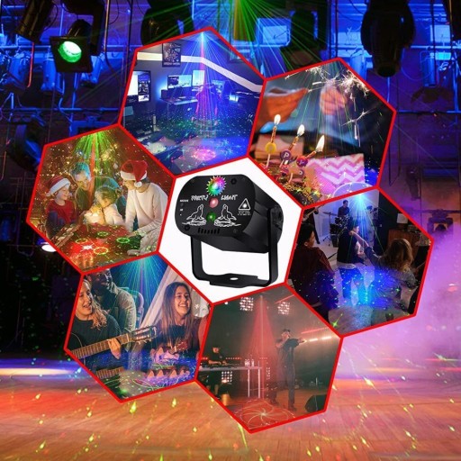 Светодиодные сценические светильники RGB DISCO Beam Projector
