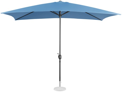 Parasol ogrodowy tarasowy prostokątny z korbką 200