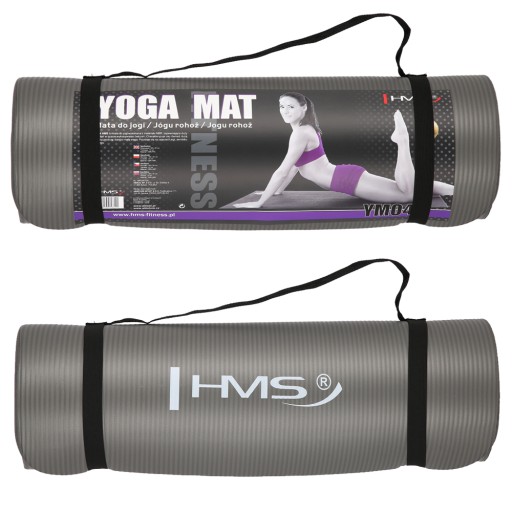 Коврик для упражнений толстый 1,5см FITNESS YOGI 185см HMS
