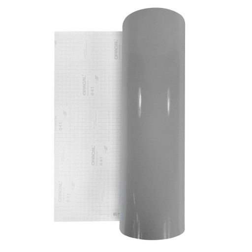 Okleina Meblowa PCV Szara Połysk ORACAL Szer 50cm