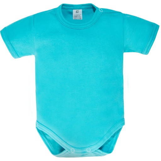 Комплект из 2 шт. BODY SHORT SLEEVE, PLAIN, бирюзово-желтый 92