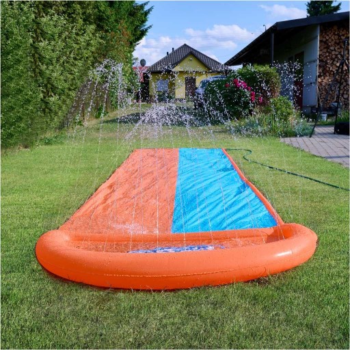 Водная горка, горка, двухдорожечная 3+ BESTWAY 52328