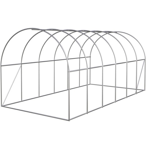БОЛЬШАЯ ПАЛАТКА ДЛЯ САДОВОЙ ТЕПЛИЦЫ, ТУННЕЛЬ ИЗ ФОЛЬГИ UV-4 3x6x2 STRONG 18м2 + ШПИЛЬКИ