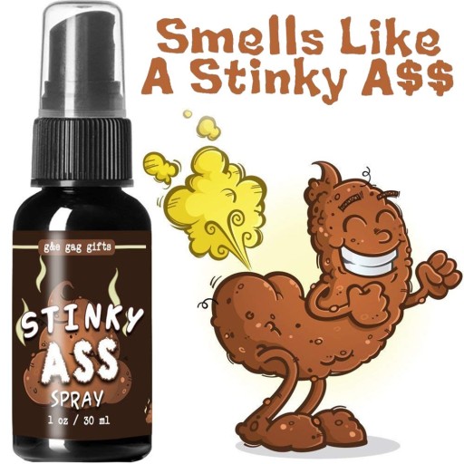 STINKY PRANK SPRAY С ЗАПАХОМ ВОНИ.
