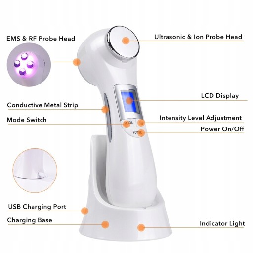 LED Photon Radio Frequency 6in1 EMS Beauty Reduce