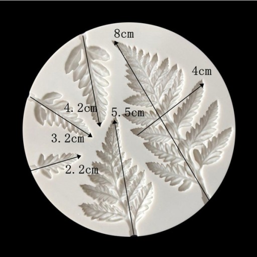 силиконовая форма FERN LEAF FERN сахарная паста
